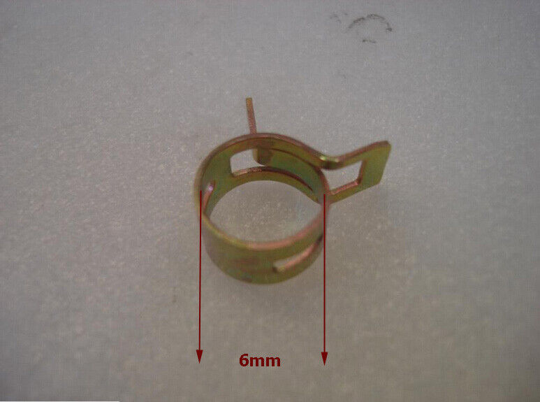 10pcs 6/7/8/9/10/11/12/13/14/16/18/19mm Vacuum Spring Clip Fuel Hose Line Clamps