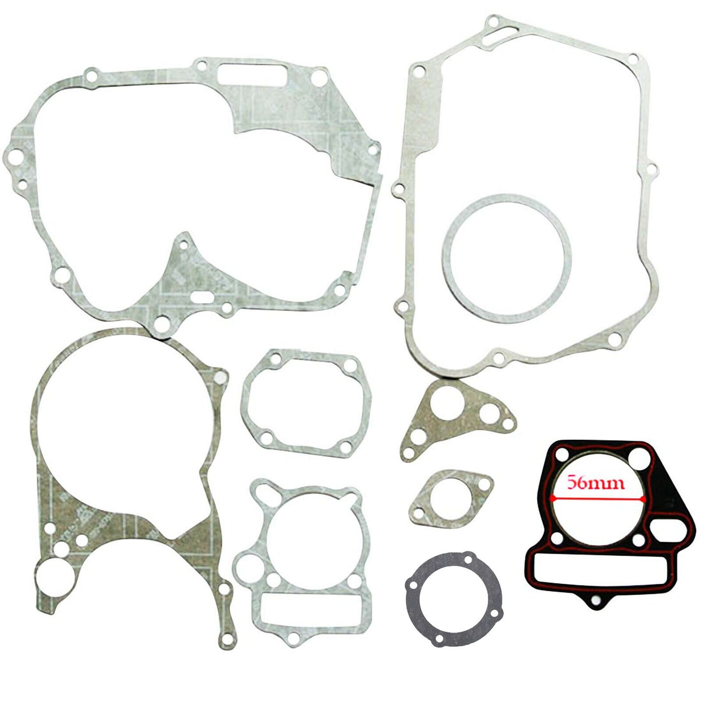 56mm Head Base Repair Gasket Seal Kit 140cc Kazuma Baja BMX Roketa Orion SUNL