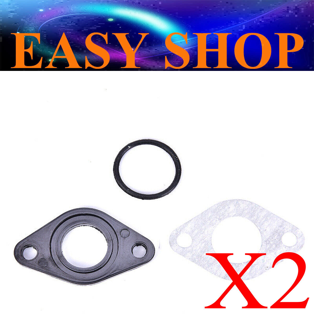 2x PZ19mm Intake Carby Manifold Gasket 50cc 70/90cc 110cc 125cc Dirt PITPRO BIKE