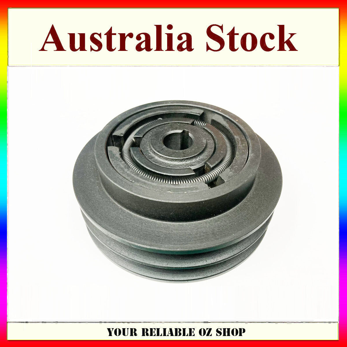 3/4" Shaft Double Pulley Centrifugal Clutch 1/2" V 2A Belt GX160 GX240 Compactor