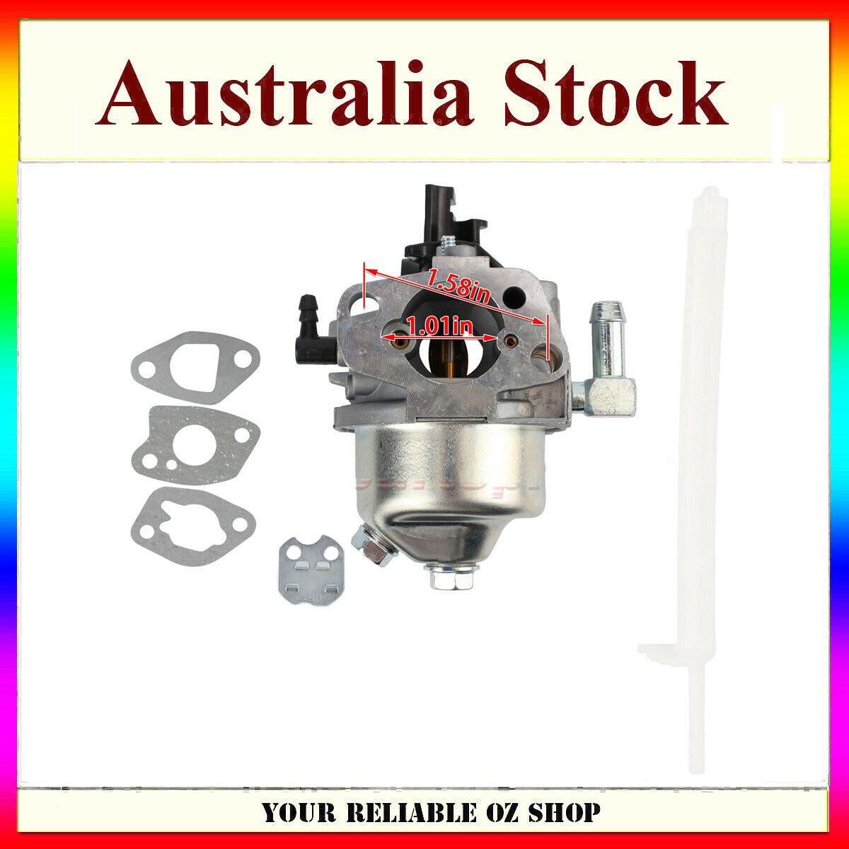 Carburetor Carby for Briggs & Stratton 13D132 13D135 13D137 Snow Blower engine