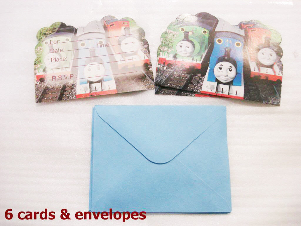 Boys Girl Baby Shower Thomas Train Birthday Party Supply Disposal Cup Plate Card