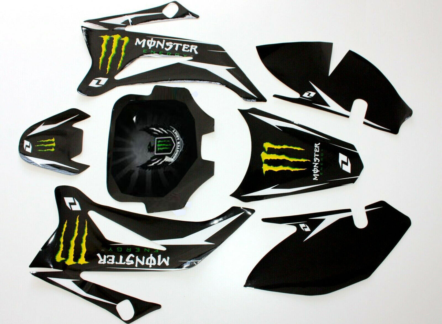 Black Stickers Decal Monster TTR110 125cc 150cc 160cc 200cc 250CC Pitpro Atomik