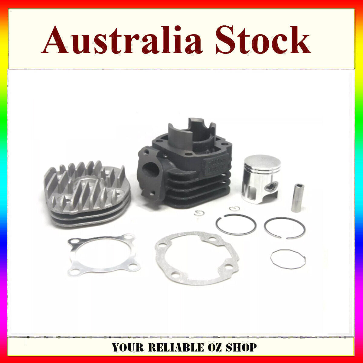 40mm Cylinder Head Bore Barrell Piston For Yamaha JOG 50CC 1P40QMB Scooter Bike