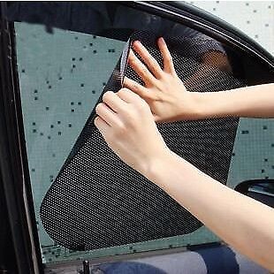 2X Sunscreen Sun Shade Visor Covers Mesh Shield Sticker Car Ute Caravan Window