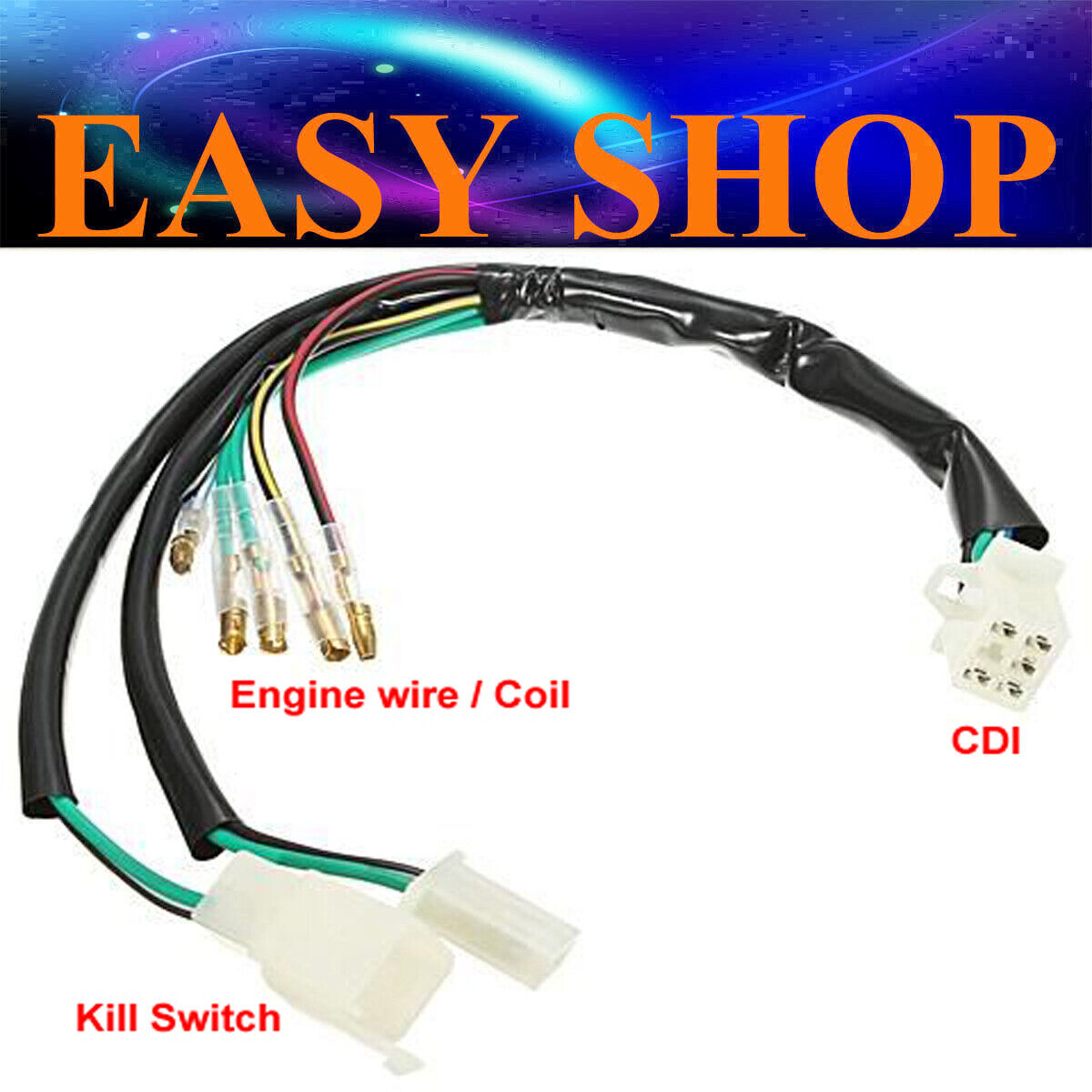WIRELOOM WIRING HARNESS KICK START 90cc 125cc 140cc 150cc 160cc DIRT PITPRO BIKE