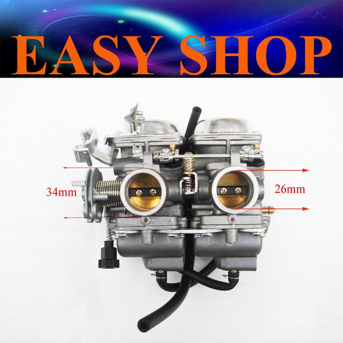 Carby Carburetor Carb Double Twin For LIFAN LF250-4 Twin Cylinder 253FMM BIKE