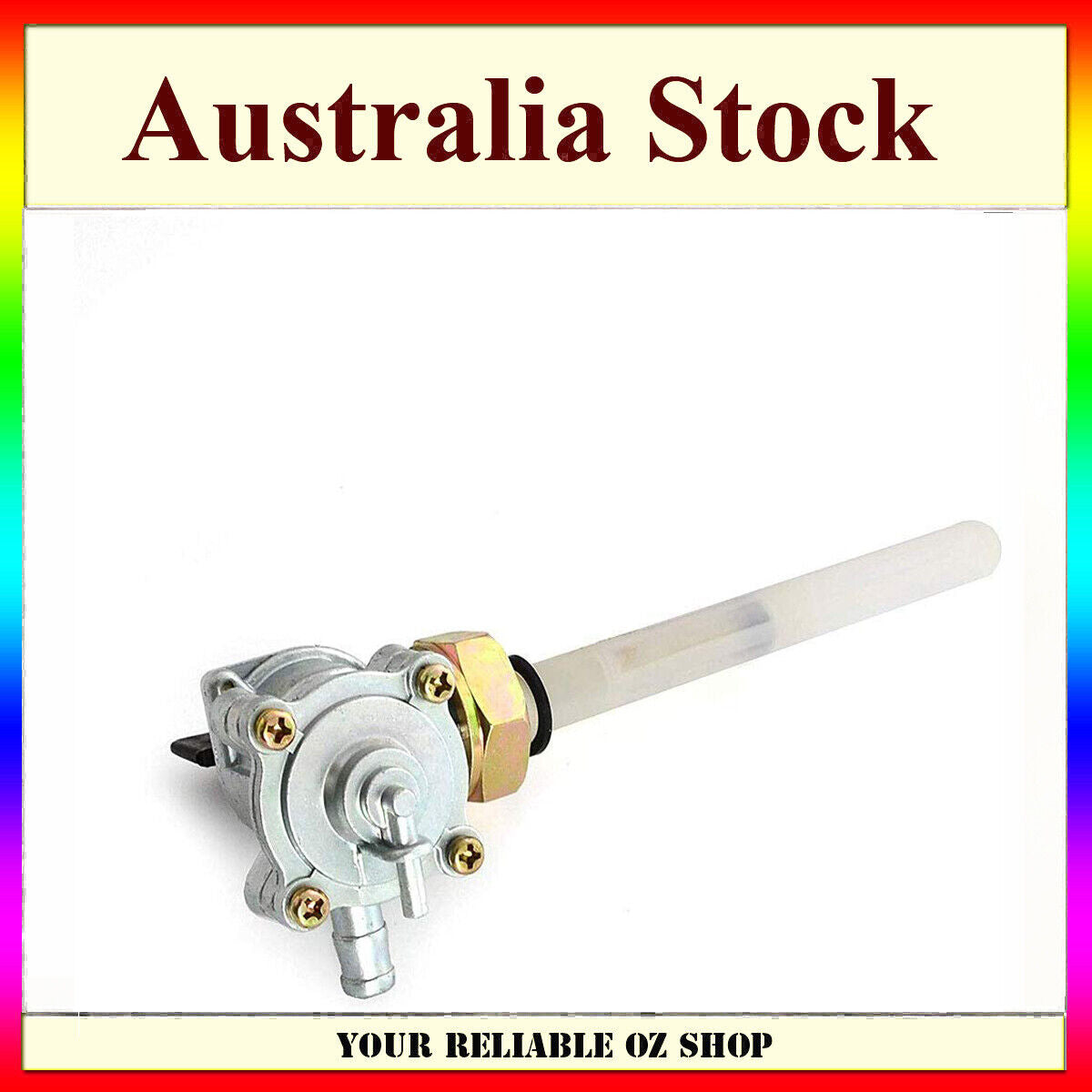 Petcock Tap Fuel Cock Gas Tank Switch For Honda CBR250 MC14 MC17 VTZ250 CBR450