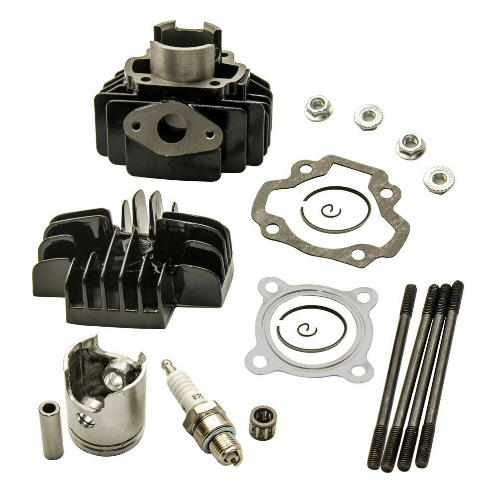 Engine Rebuild Kit Head Bore Cylinder Barrel Piston + Carburetor For YAMAHA PW50