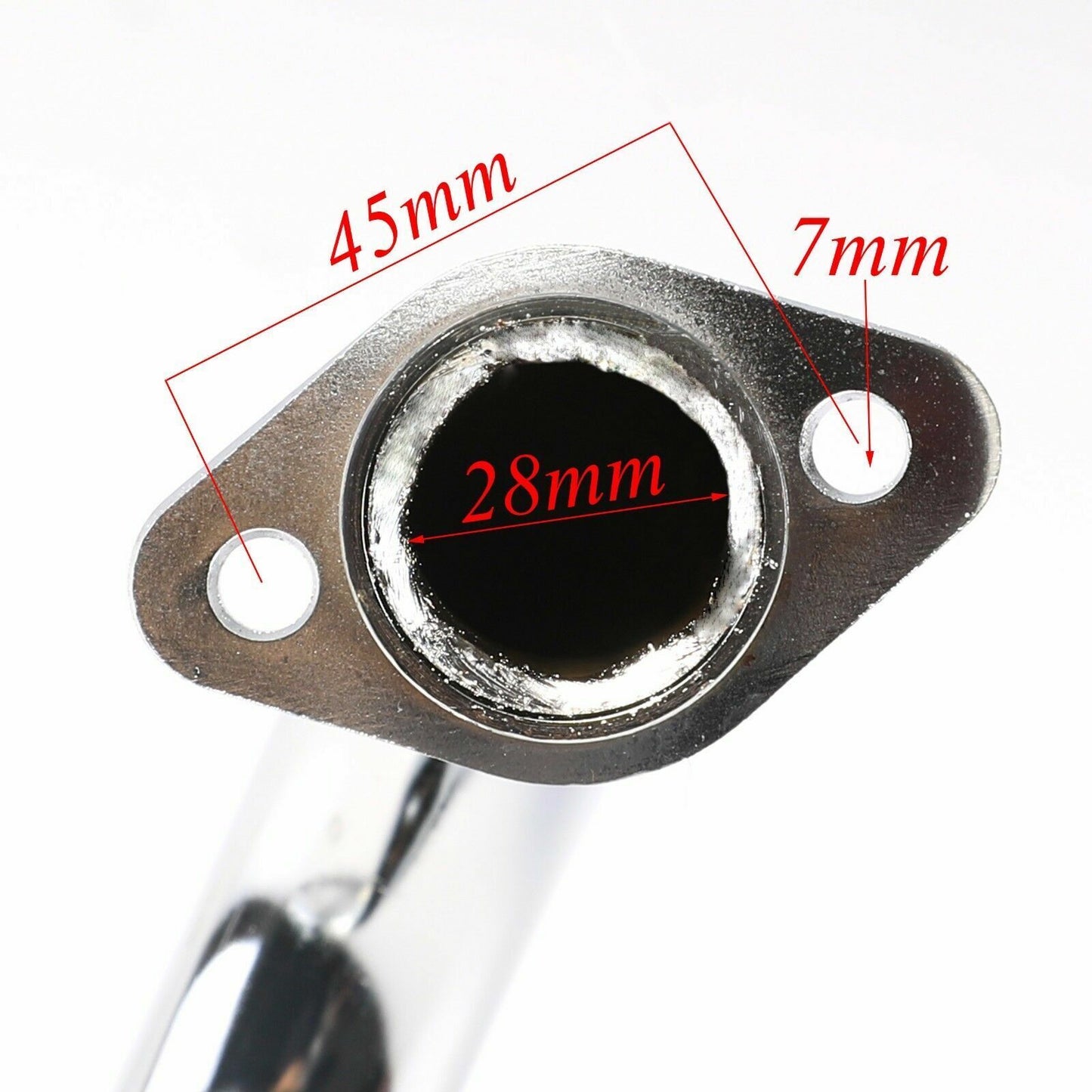 38mm Big Bore Exhaust Muffler Pipe for 50 70 90 110 125cc CRF SSR Pit Dirt Bike