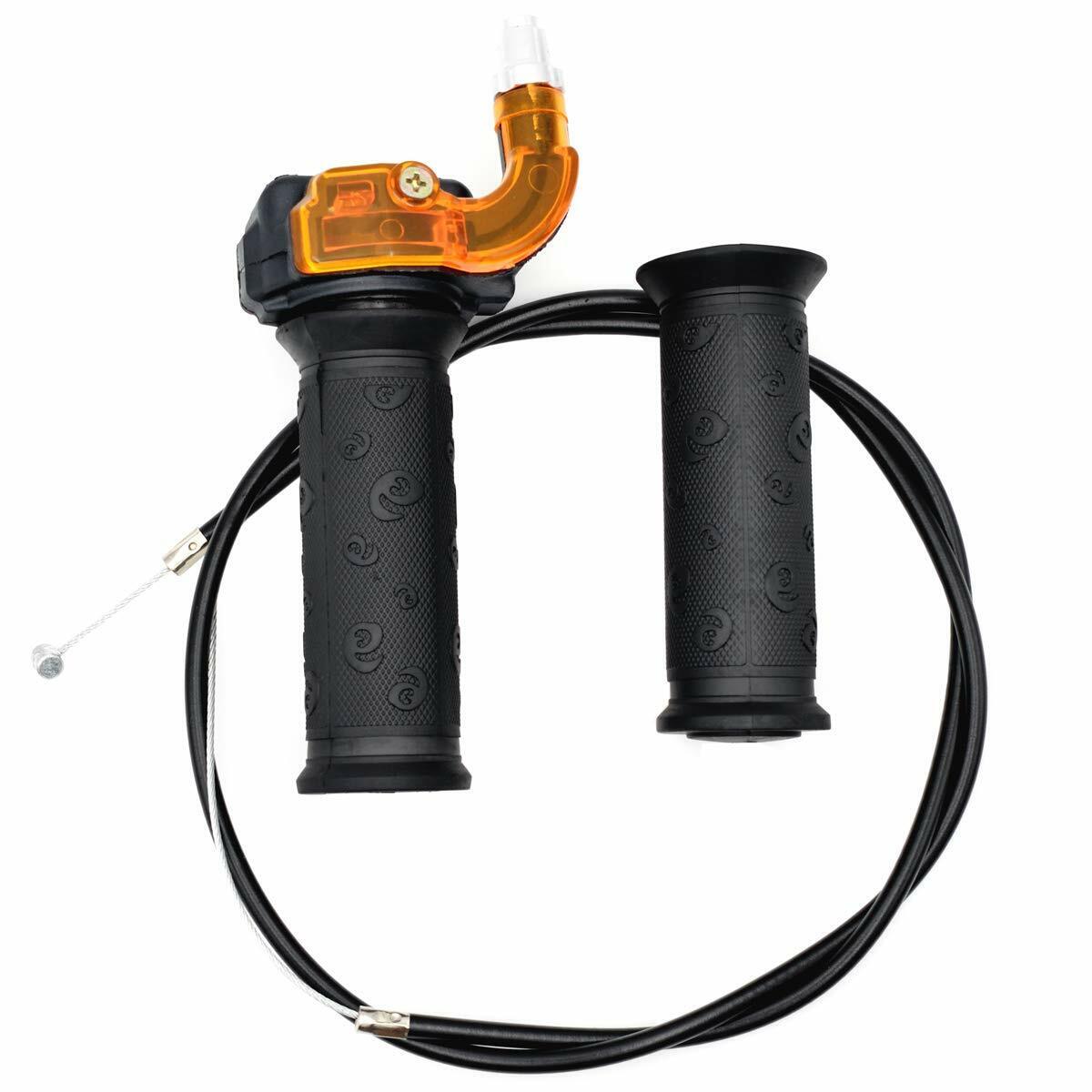 Twist Throttle Accelerator Grip + Cable 49cc Kids Mini Monkey Quad Dirt Bike ATV