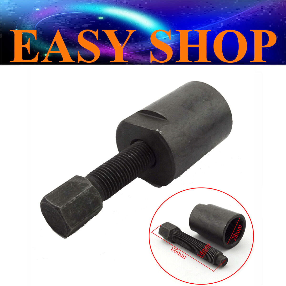 14mm 28mm M28 x 1.0 Right Hand Flywheel Magneto Rotor Puller Remove Tool WY125