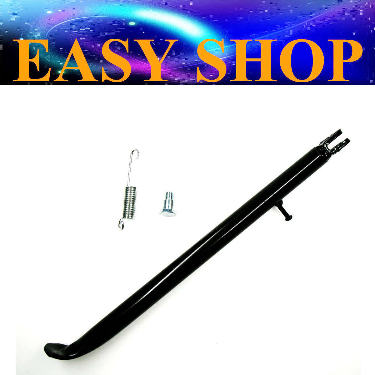 385mm Pit Dirt Bike Bicycle Side Kick stand + Spring Stand Fit For CRF KLX 125CC