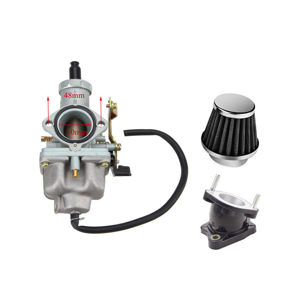 PZ30mm Carby Air Filter Manifold 150cc 200cc 250cc 300cc Dirt PIT PRO Trail BIKE
