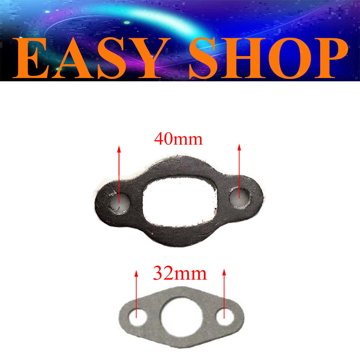40mm Exhaust Carby Intake Manifold Gasket Seal 80cc Motorized Bicycle Push Bike