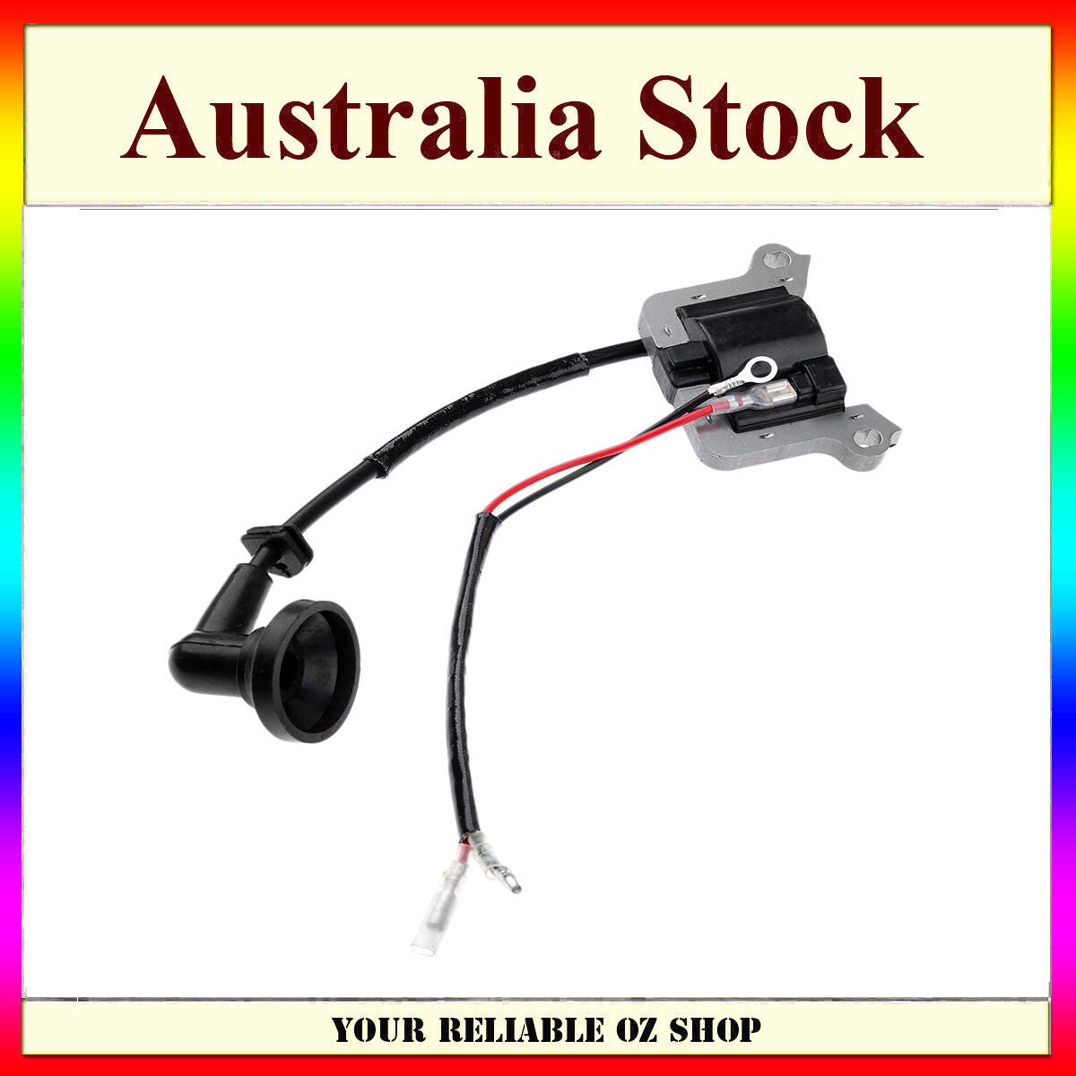 62mm Ignition Coil For 2 Stroke 43CC 52CC CG430 CG520 Trimmer Brush Lawn Cutter