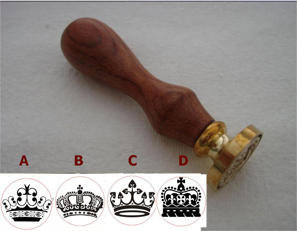 Crown Tiara Vintage Wax Seal Sealing Stamp Envelope Invitation DIY Wedding Party