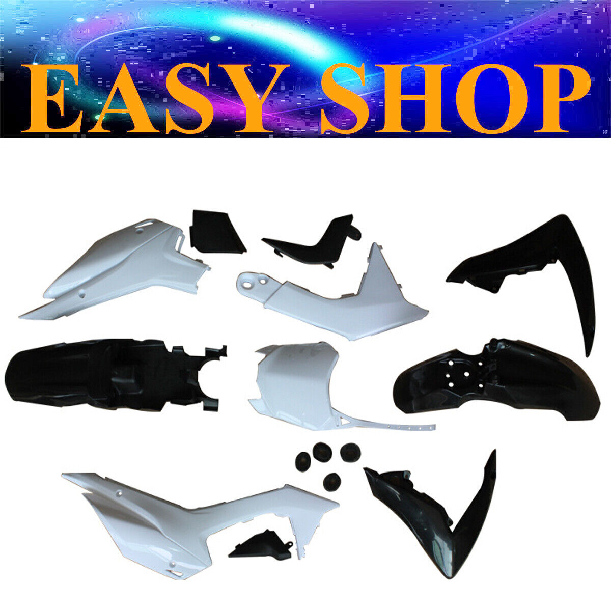 Plastic Fairing Fender Cover Guards For Honda CRF110 Atomic THumpstar Bike