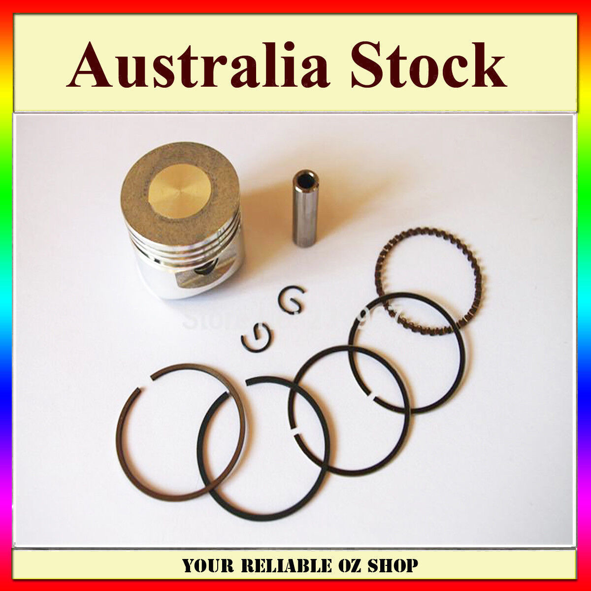 39MM PISTON RING SET KIT 13101-ZM5-000 For Honda GX31 Chinese 139F UMK431 WX10