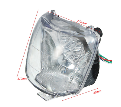12V FRONT REAR BACK HEADLIGHT TAIL LIGHT 50cc 70 90cc 110cc 125cc ATV QUAD BIKE