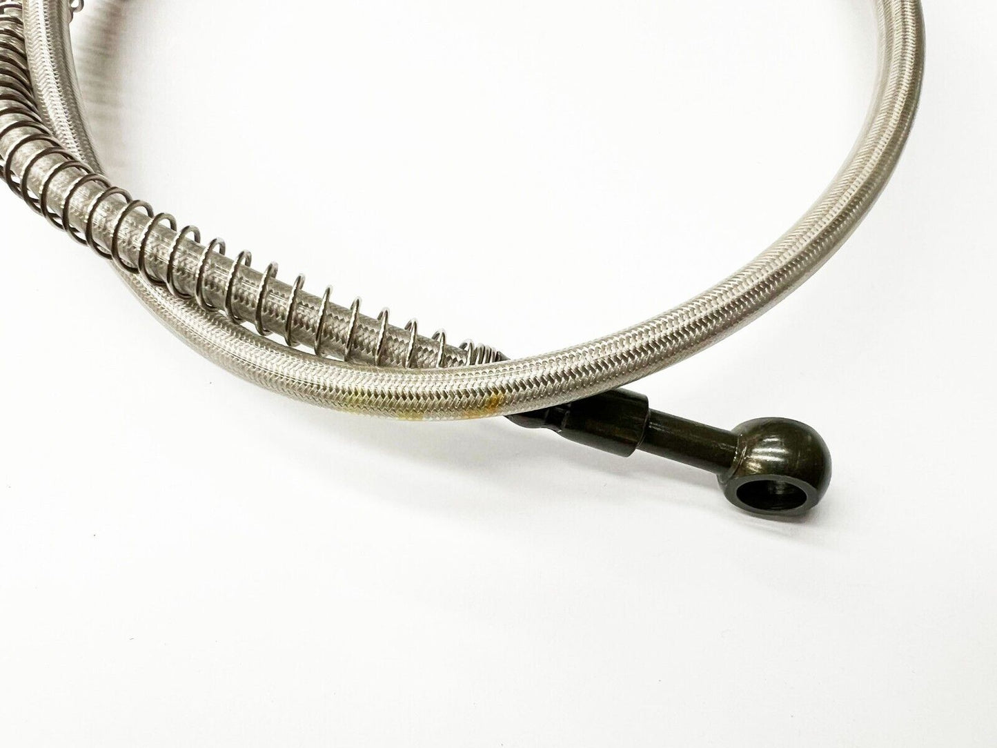 900mm 90 degree Master Cylinder Braided Brake Oil Line Hose Dirt ATV Quad Bike
