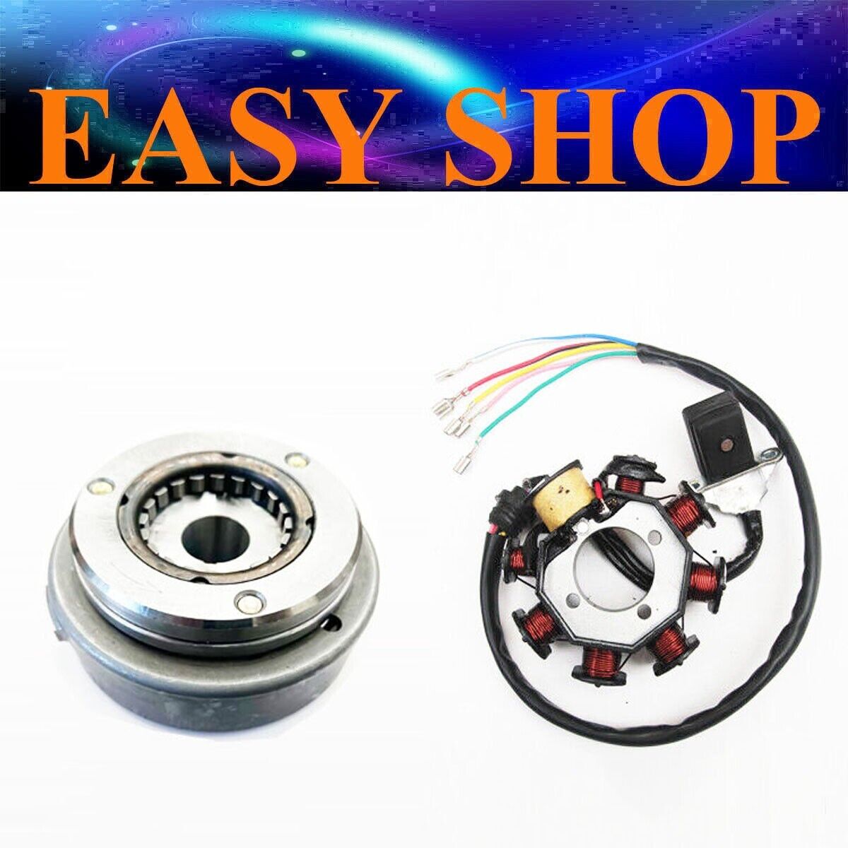 Flywheel Magneto Stator Rotor Plate CG125 150cc 200cc 250cc Atomic DHZ Assassin
