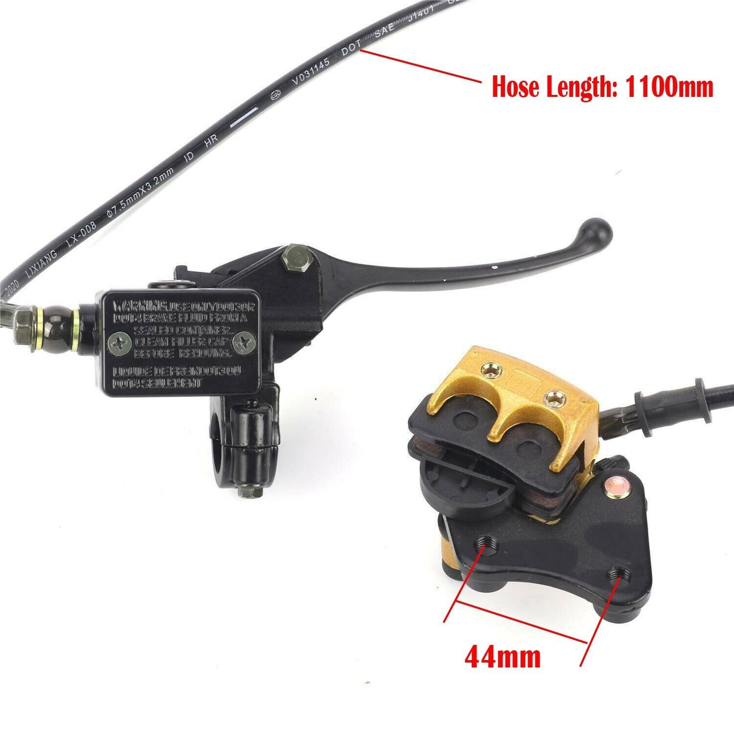 Front & Rear Brake System Calipers For 50cc 70cc 110cc 125cc Pit Pro Dirt Bike