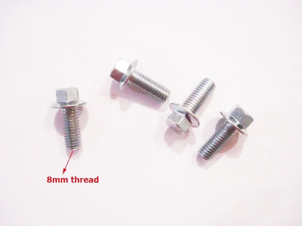 4X 8mm Brake Rotor Disc Sprocket Mounting Bolts Buggy Gokart Atomic Scooter Dune