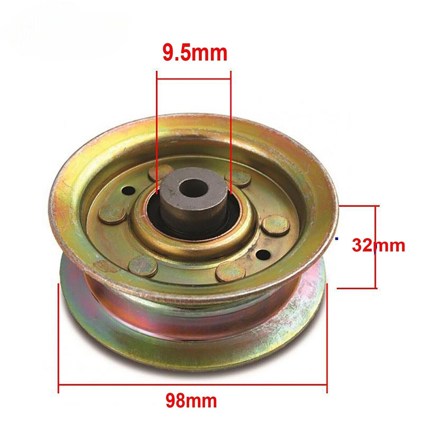 Flat Idler Pulley For 42" AYP 173437 165888 Husqvarna 532173437 Rotary 165888