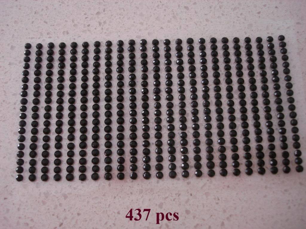 437 3MM RHINESTONE DIAMANTE DIY CRAFT STICKER WEDDING INVITATION IPHONE ENVELOPE