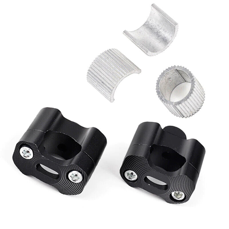 CNC Handlebar Bar Clamps Risers 7/8 22mm -28MM 1-1/8 Pit Pro Dirt ATV Quad Bike