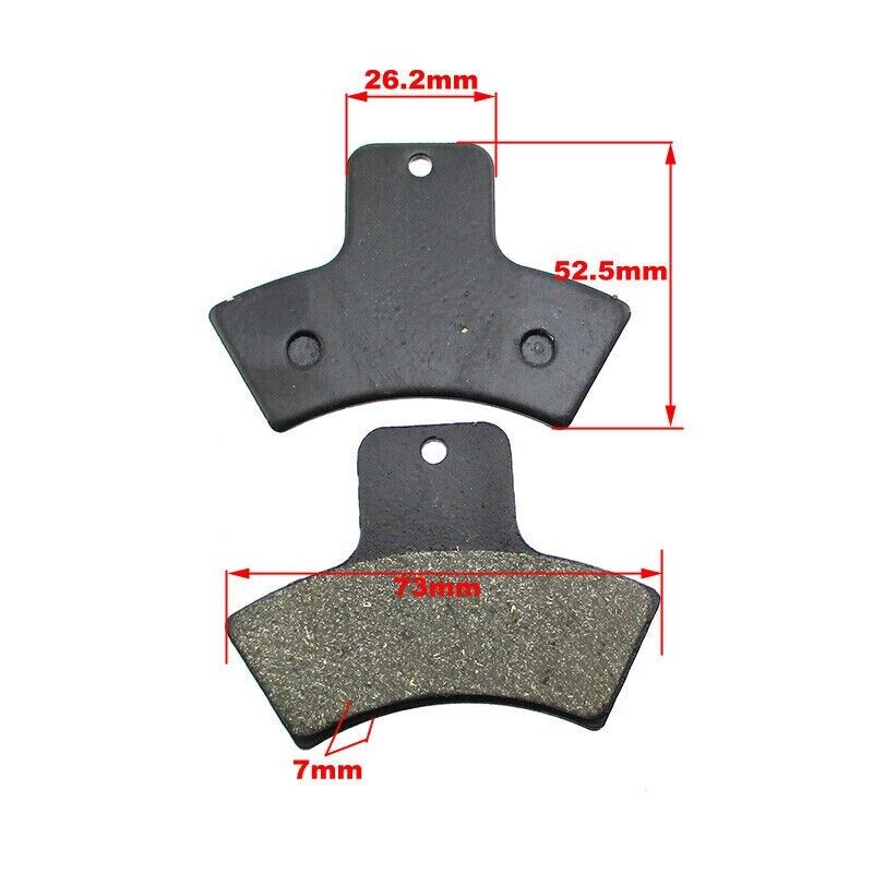 FRONT + REAR Brake Pads for POLARIS ATV 250 Trail Blazer Xplorer 4x4 Magnum 325