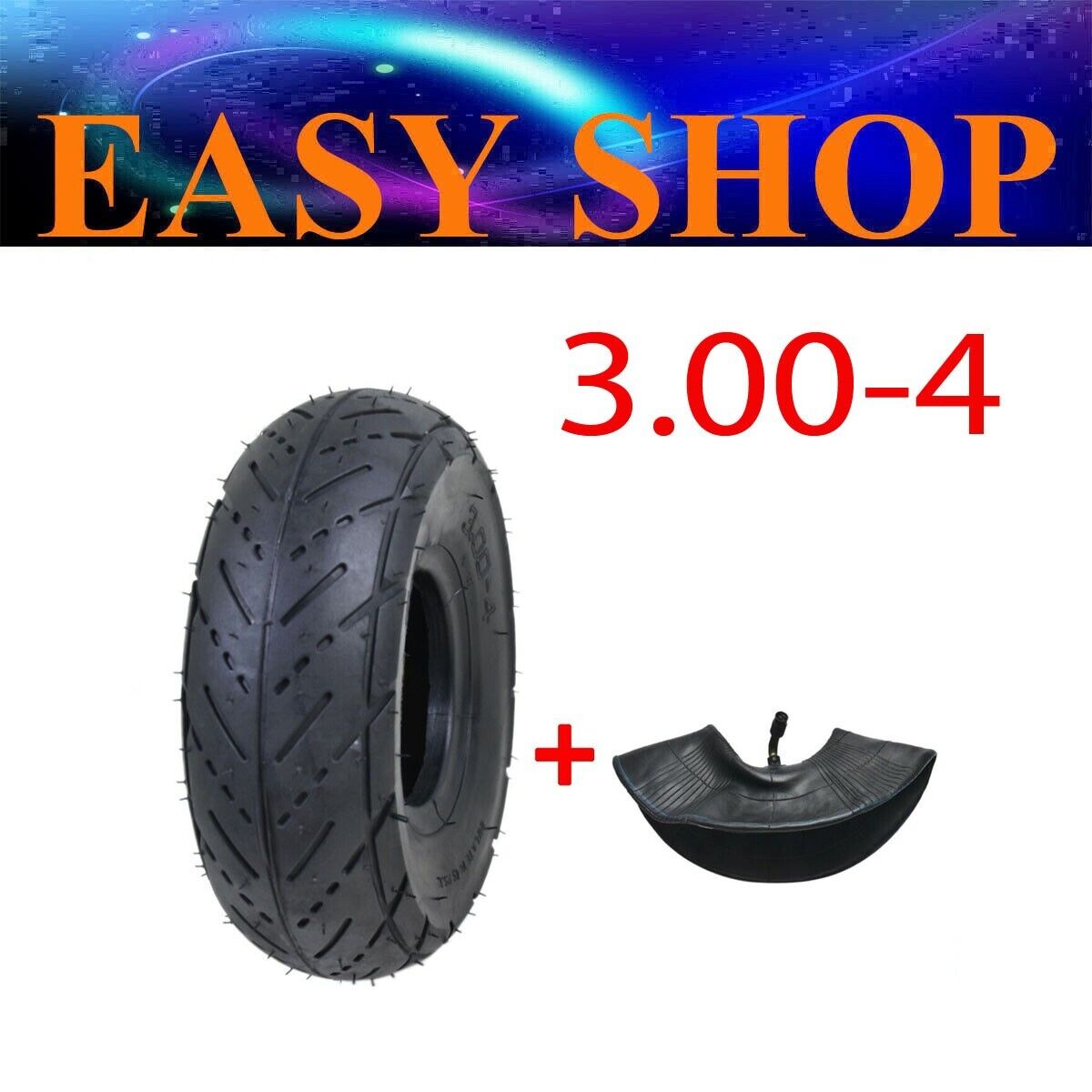 3.00-4 260x85 Tire Tyre +Tube For Gokart Pocket Scooter Chopper Trolley ATV Bike