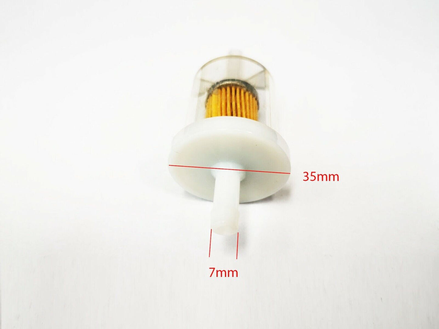 10 x 7mm Inline Fuel Filter for Briggs and Stratton 691035 493629 Ride On Mower