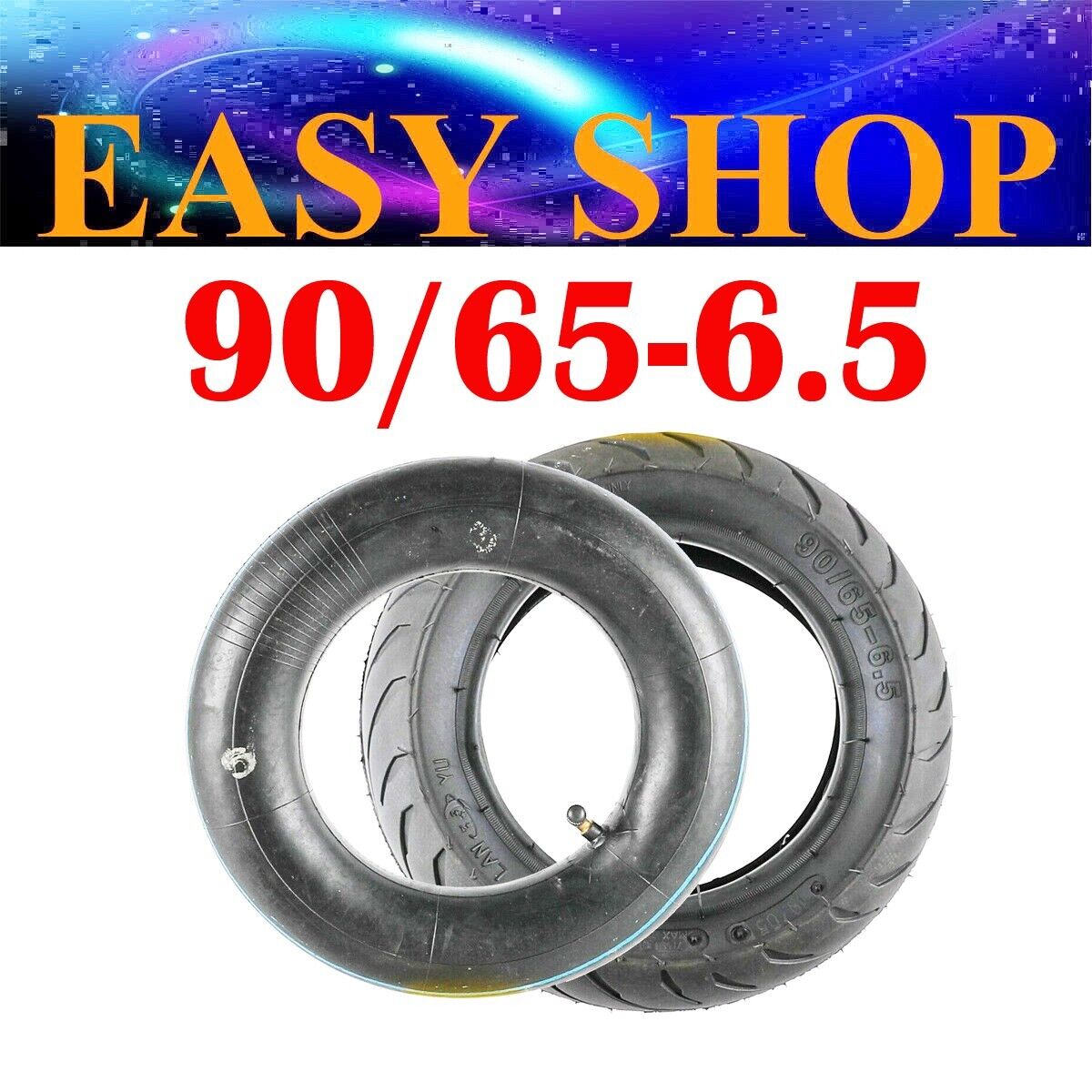 90/65-6.5 Tyre Tire + Inner Tube For 47cc 49cc Mini Pocket Rocket Scooter Bike