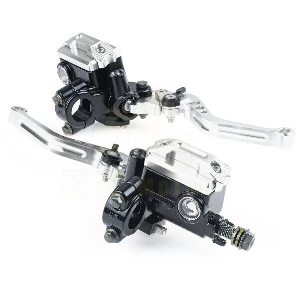 Brake Master Cylinder Lever Hydraulic 7/8" 22mm For Honda Yamaha Kawasaki Suzuki