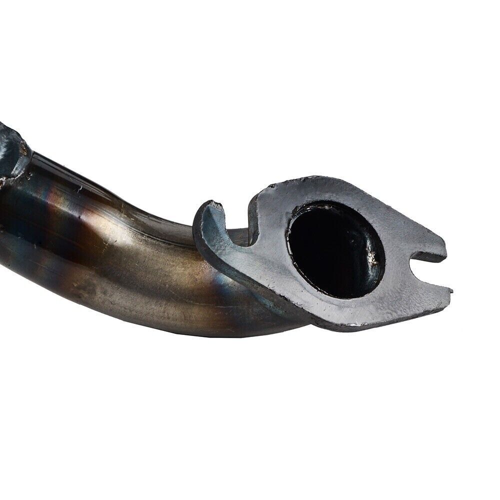 Blue Exhaust System Muffler Pipe For Yamaha Zuma Minarelli 50cc Scooter 1E40QMB