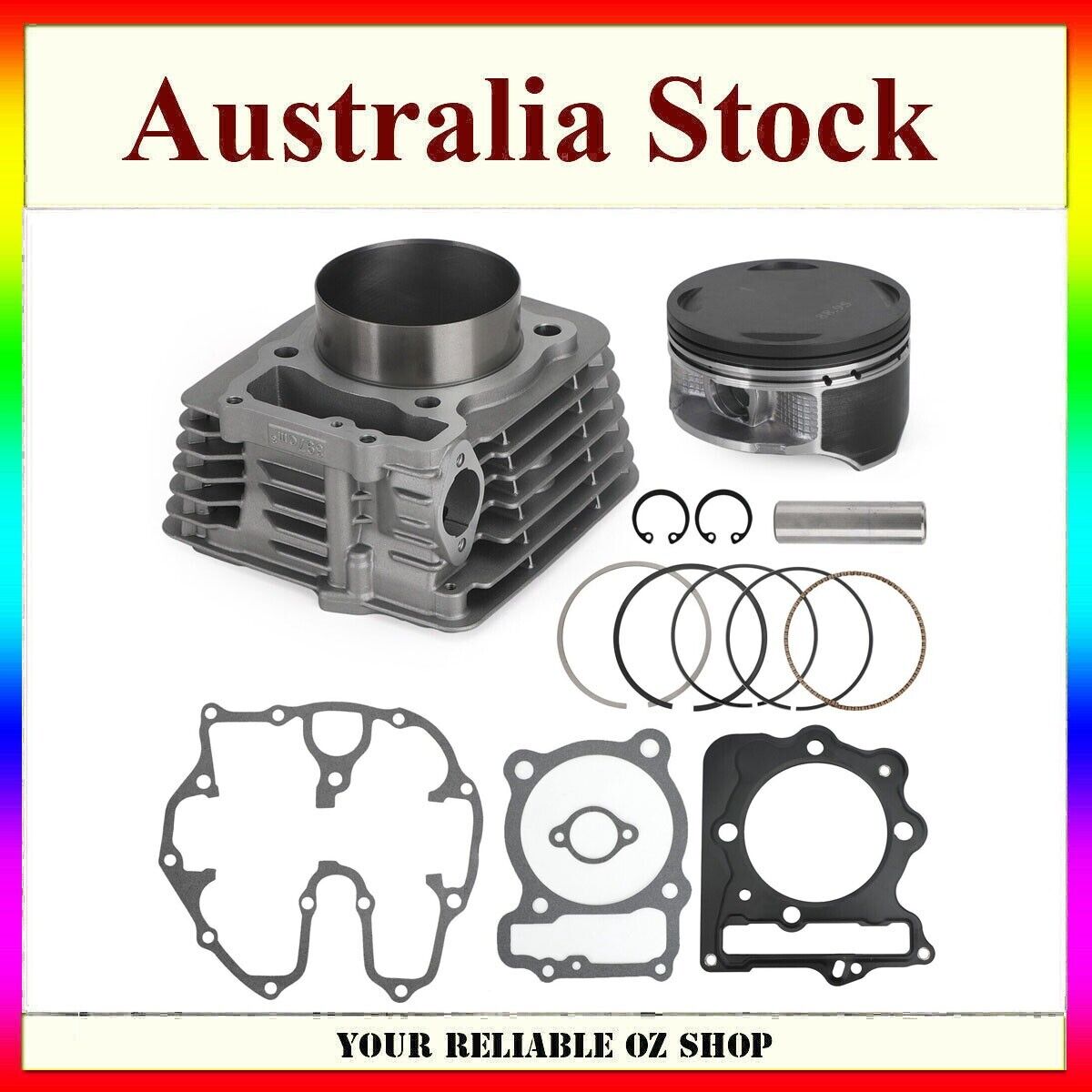 85MM BARREL CYLINDER BORE PISTON FOR HONDA XR400R TRX400EX Sportrax 400 TRX400X