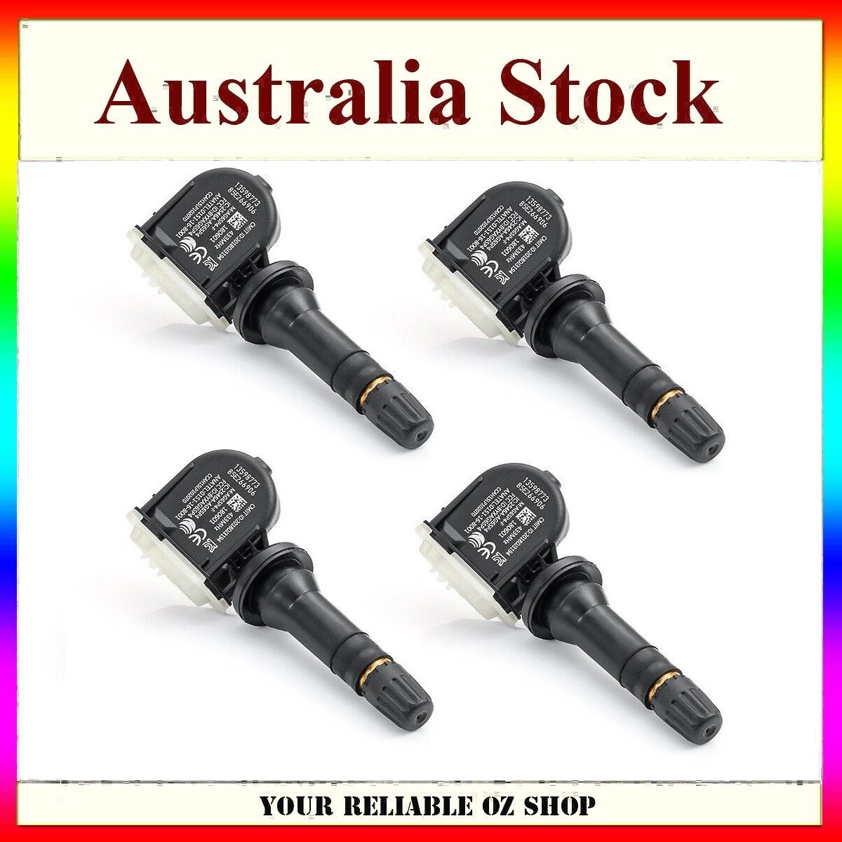 4x TPMS TYRE PRESSURE MONITOR Sensor For Holden Statesman Caprice WM Colorado