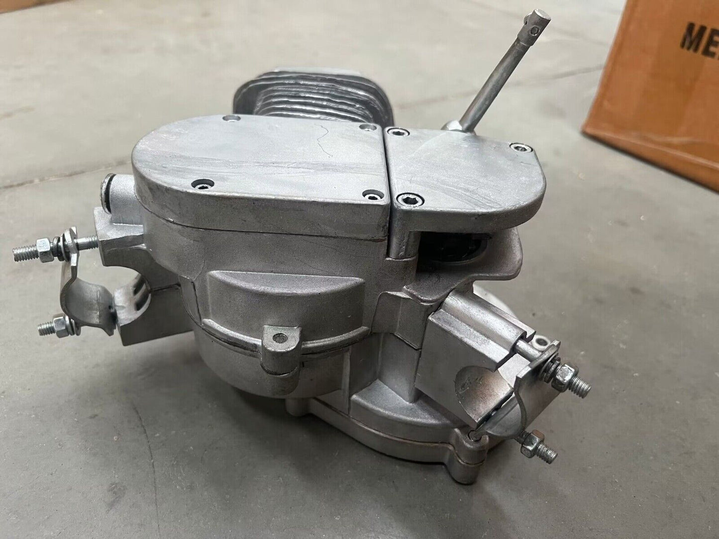 Faulty 80cc 2 Stroke Motor Engine motorised Motorized silver