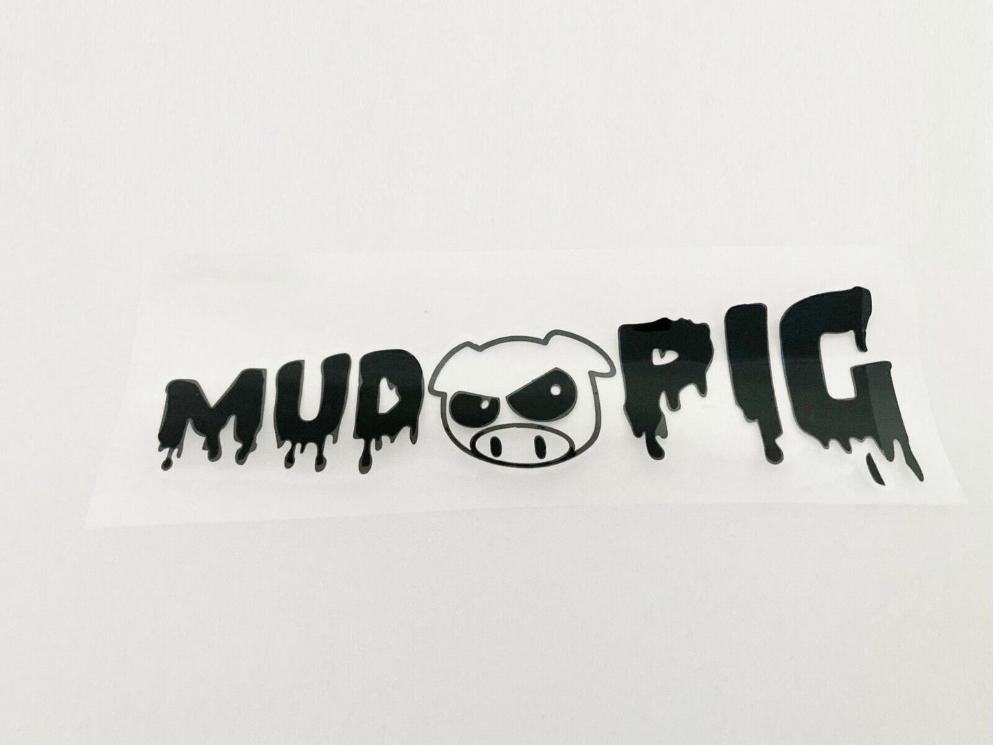 JDM FUNNY MUD PIG STICKER DECAL 4WD CAR WINDOW WINDSCREEN DRIFT TRUCK UTE 4X4