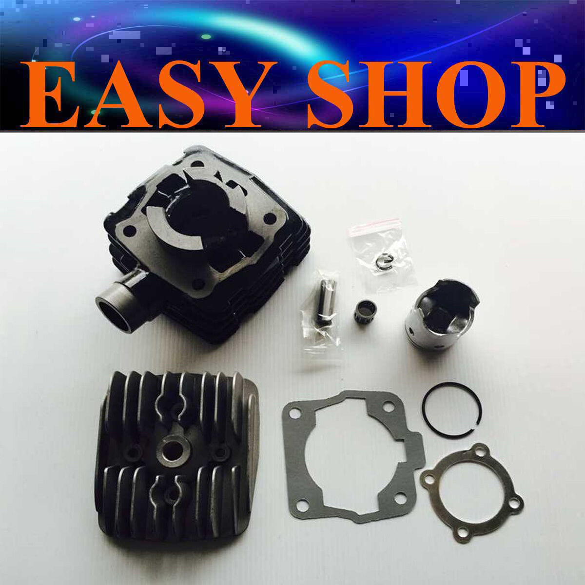50cc CYLINDER BARREL PISTON HEAD KIT FOR KTM 50 SX 50