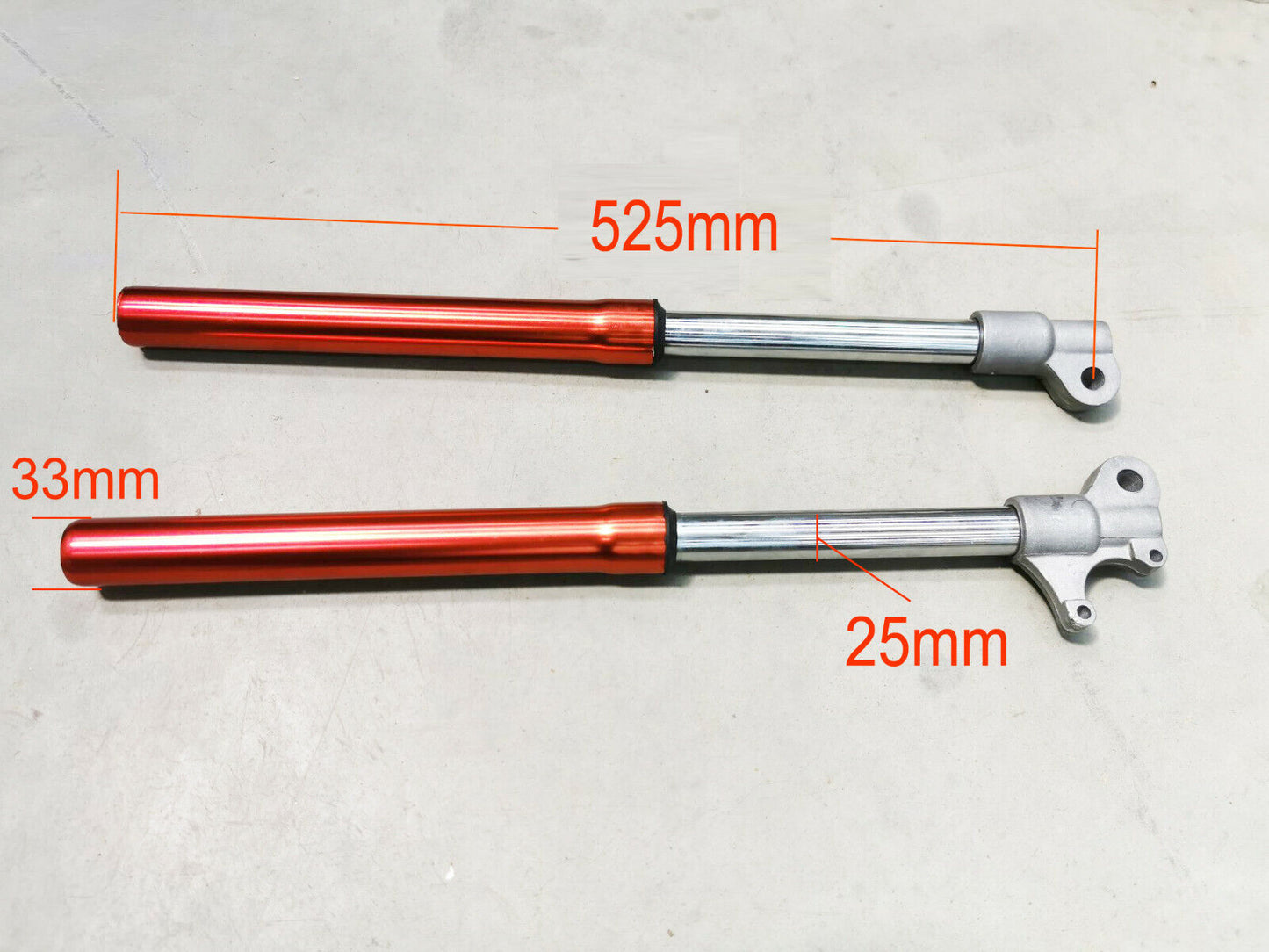 FRONT USD UPSIDE DOWN FORKS For 47cc 49cc 50cc KIDS MINI DIRT POCKET PITPRO BIKE