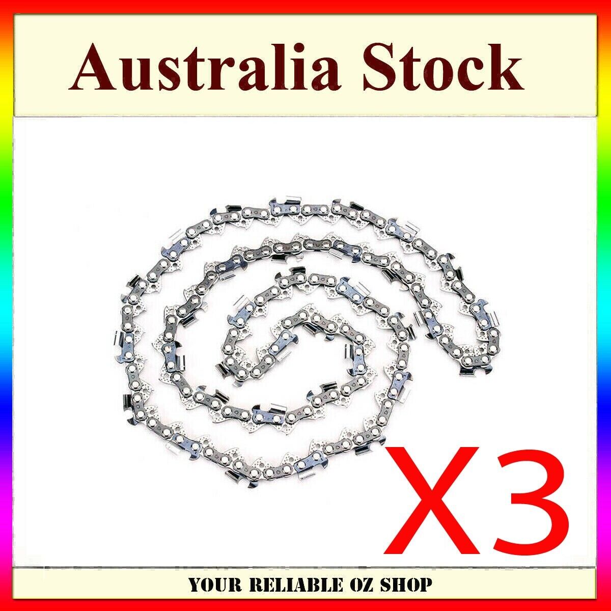 3Pcs 16" Inch Bar 60DL Links 3/8 063 For STIHL CHAINSAW CHAIN Chain Saws