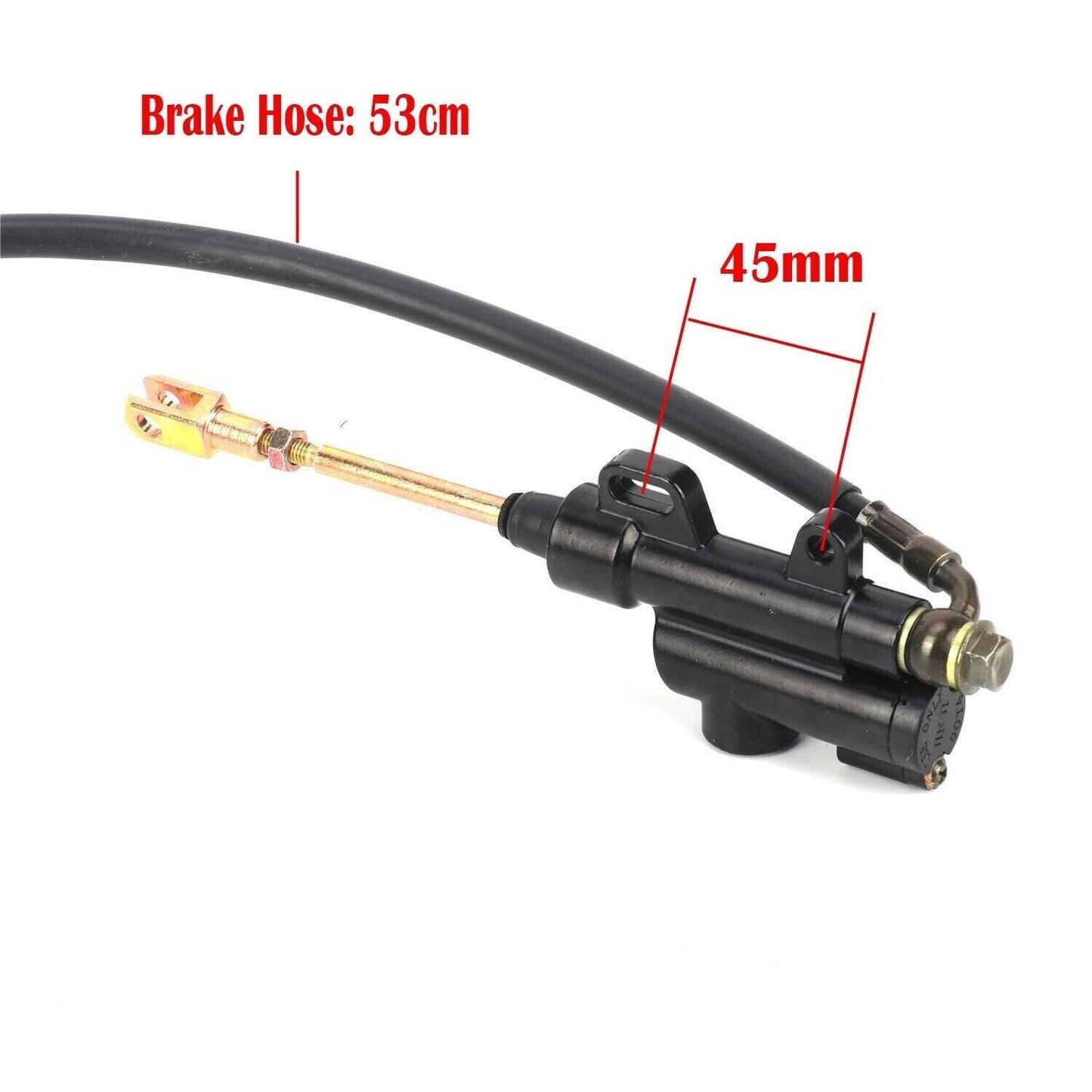 Hydraulic Rear Brake System Caliper Disc 50cc 70cc 90cc PIT PRO DIRT TRAIL BIKE