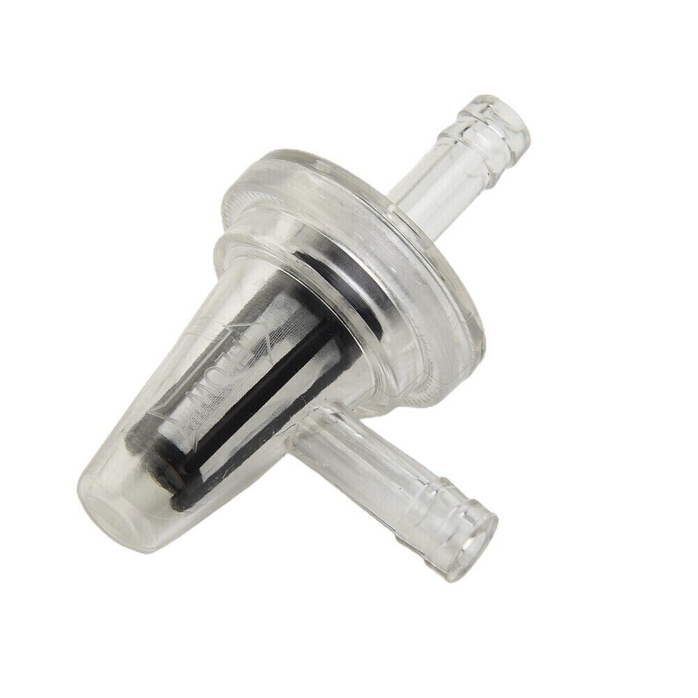 10x Motorcycle Right Angle 90 degree Fuel Filter Fit 1/4" 6mm 7mm Hose Fuel Line