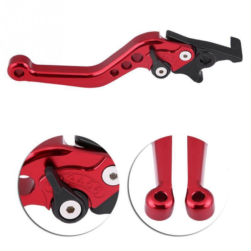 CNC Alloy Silver Red Black Gold Blue Double Disc Brake Levers GY6 Scooter Honda