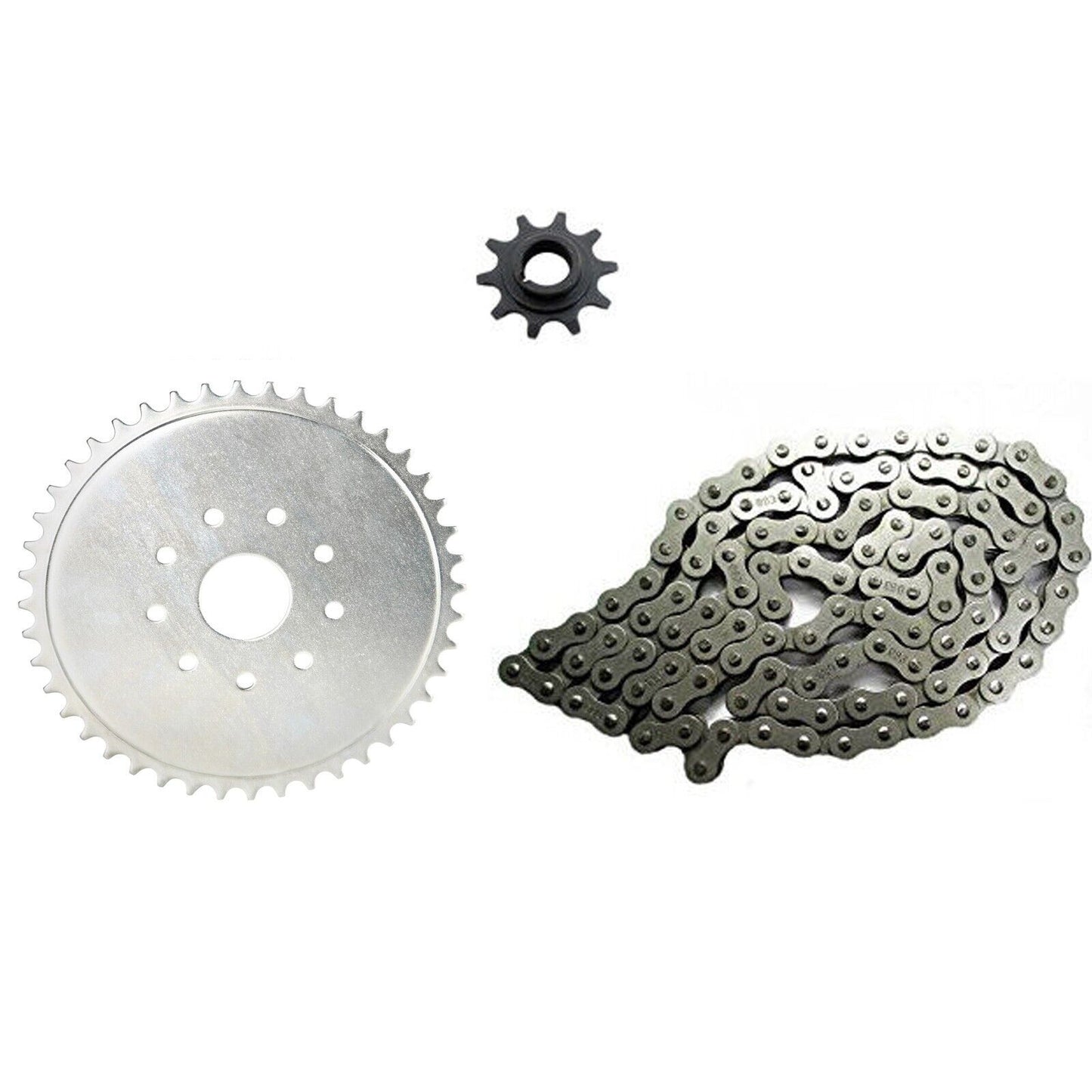 10T 44T Tooth Front Rear Sprocket 415 Chain 49cc 80cc Motorized Bicycle Bike
