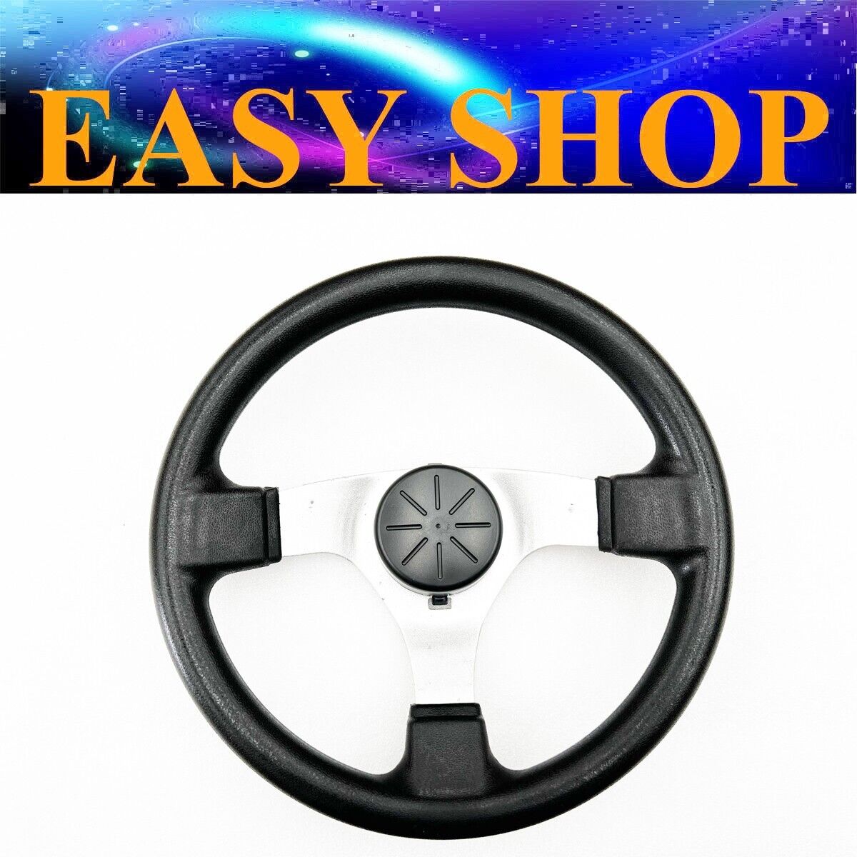 30cm steering wheel 3 stud traditional Circle with cover buggy Racing Go kart