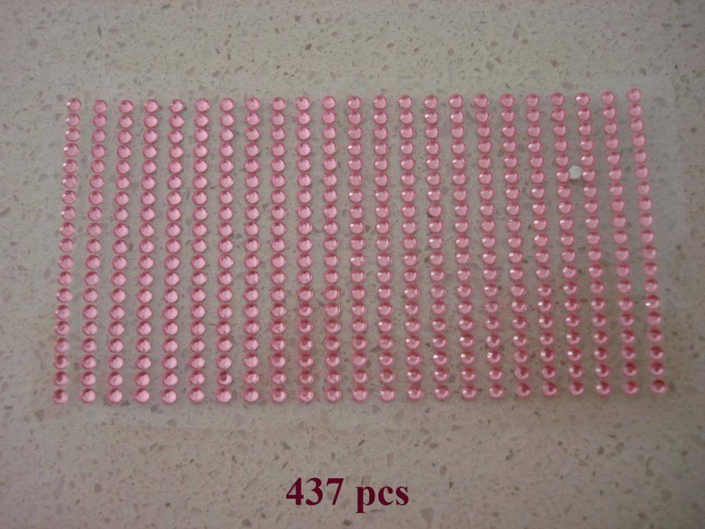 437 3MM RHINESTONE DIAMANTE DIY CRAFT STICKER WEDDING INVITATION IPHONE ENVELOPE